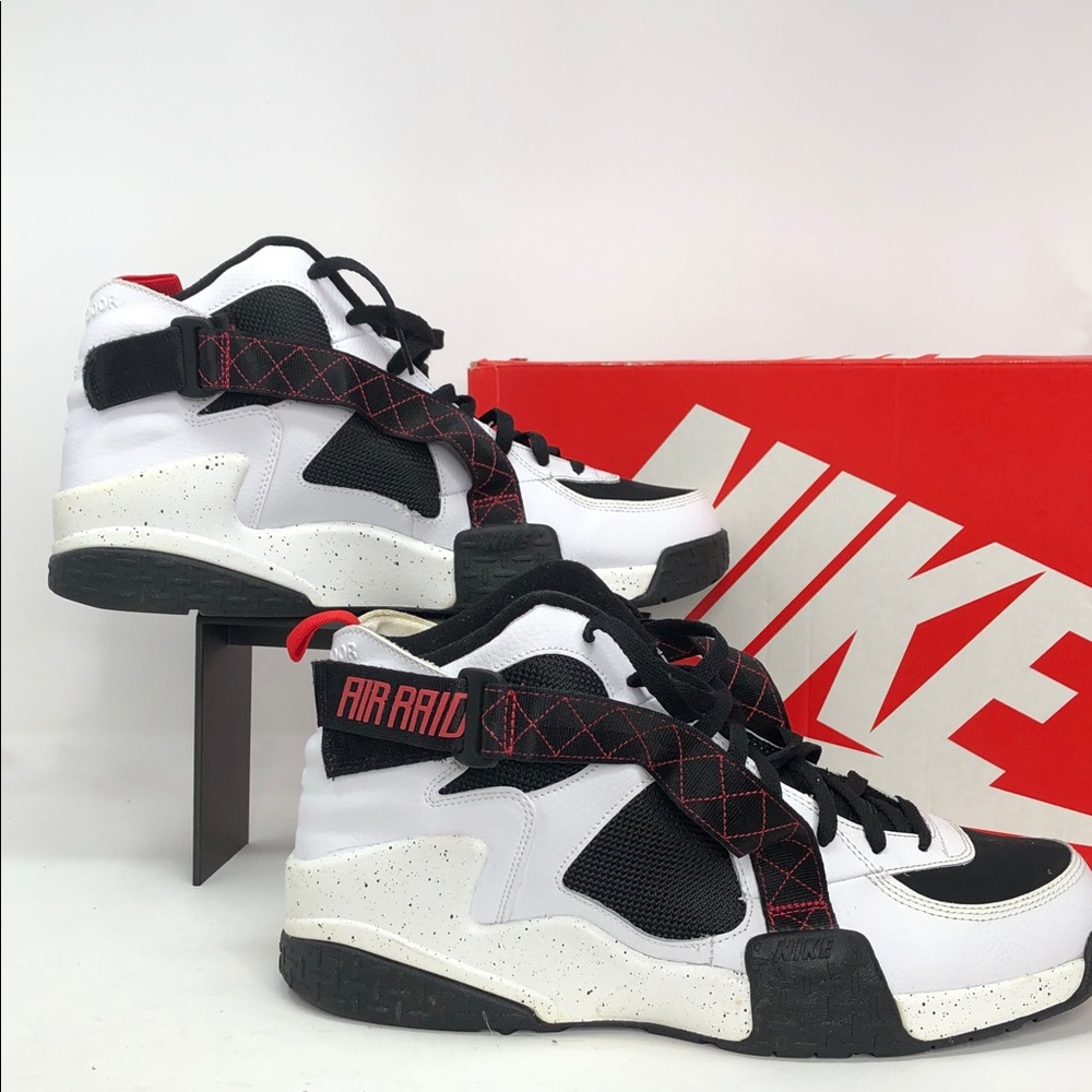 Nike Air Raid White University Red DD8559-100 Men’s Sneakers - Size 13